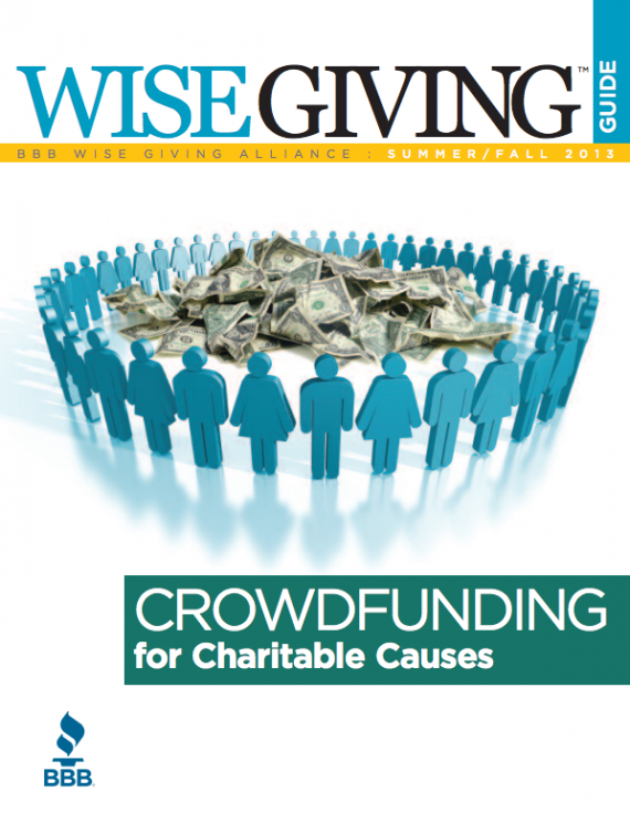 Crowdfunding for Charitable Causes: Advice from BBB Wise Giving Alliance