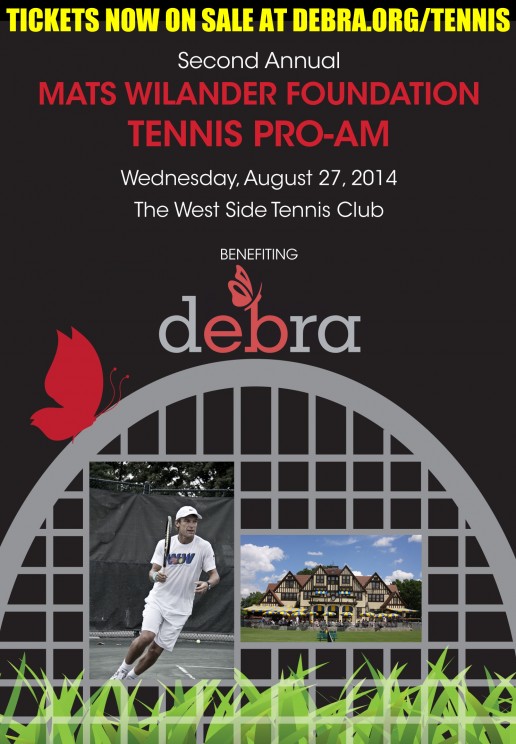 Join Mats Wilander & debra of America for the 2nd Annual Mats Wilander Foundation Tennis Pro-Am