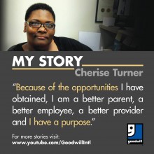 Cherise Turner's story - Goodwill