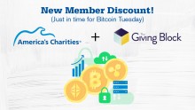 America's Charities and The Giving Block Partner On Cryptocurrency Donation Offering